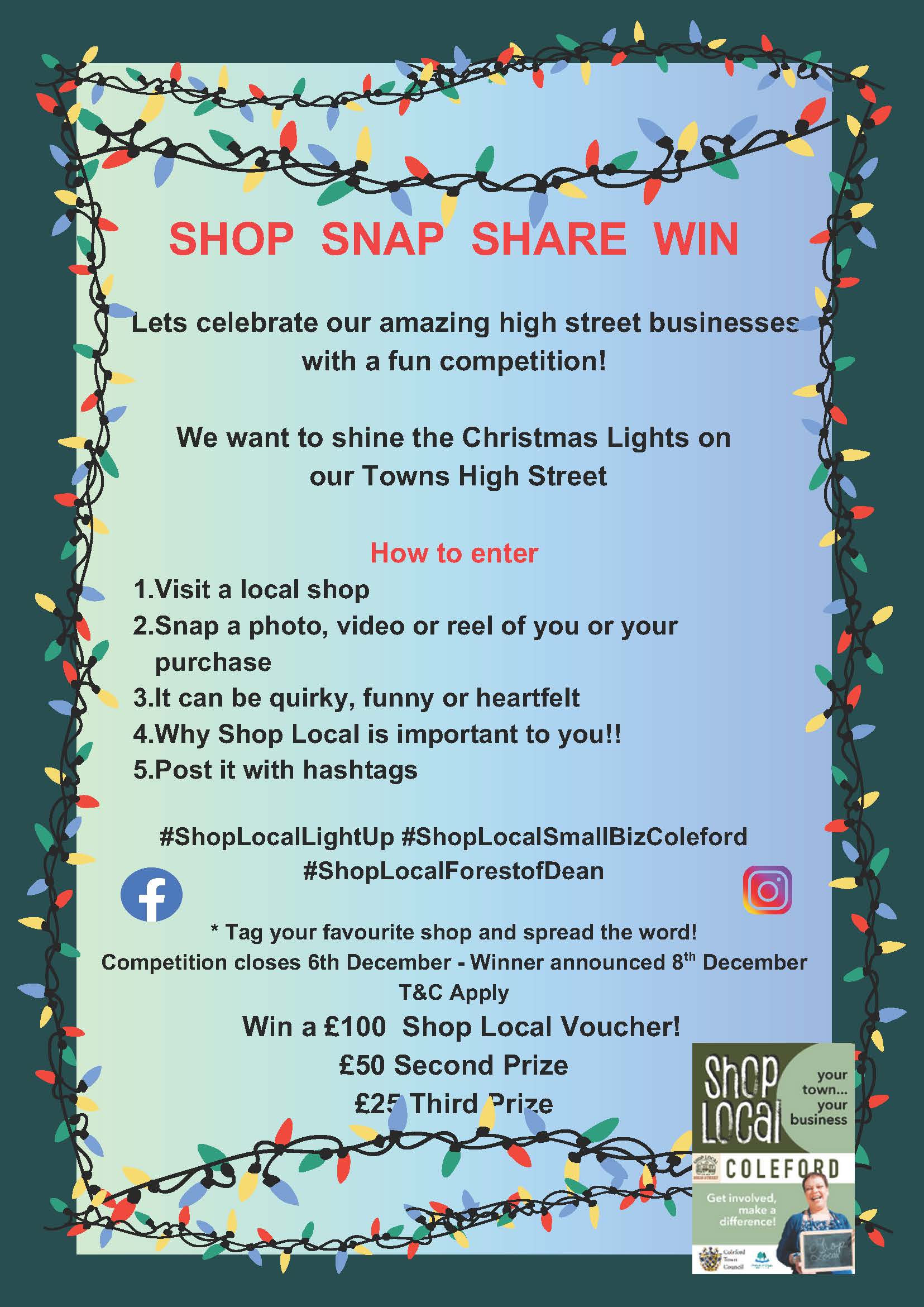 Coleford Shop Local Competition! 